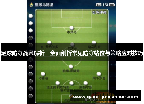 足球防守战术解析：全面剖析常见防守站位与策略应对技巧